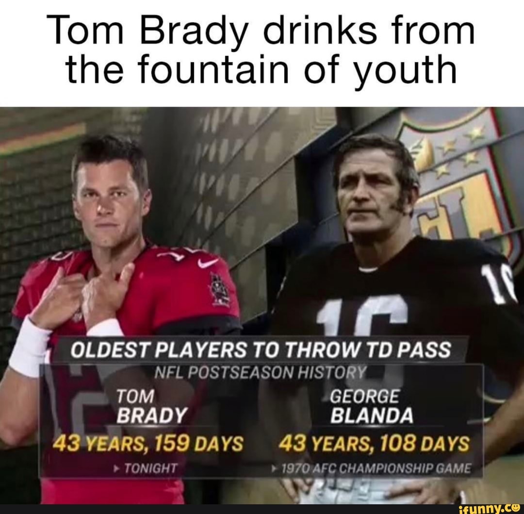 This Tom Brady picture proves he's bathing in the Fountain of