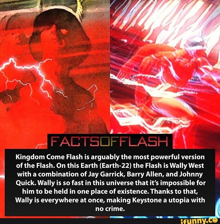 Kingdom Come Flash Is Arguably The Most Powerful Version 1 Of The Flash ºn This Earth