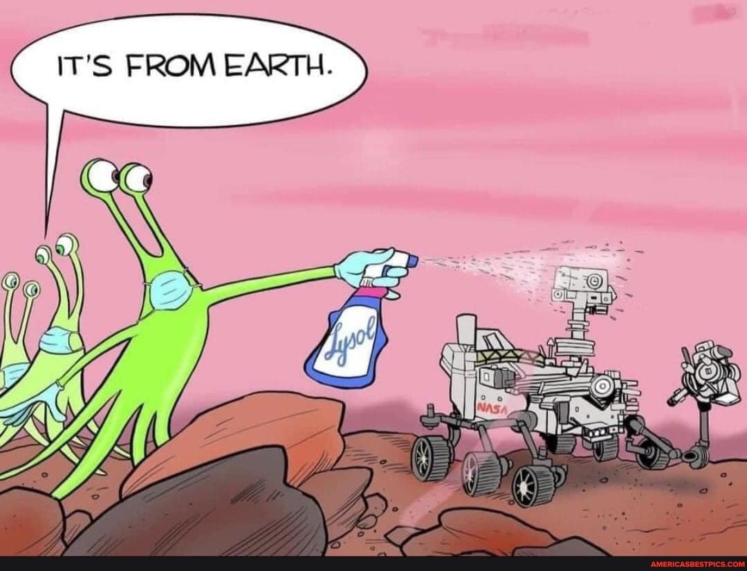 IT'S FROM EARTH.
LIN