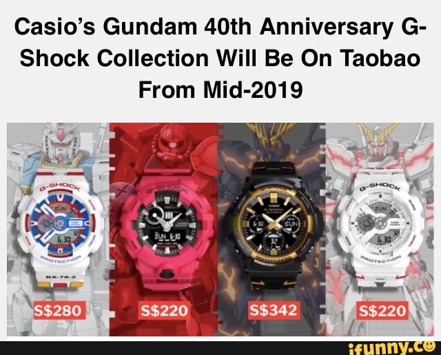 gundam g shock 2019