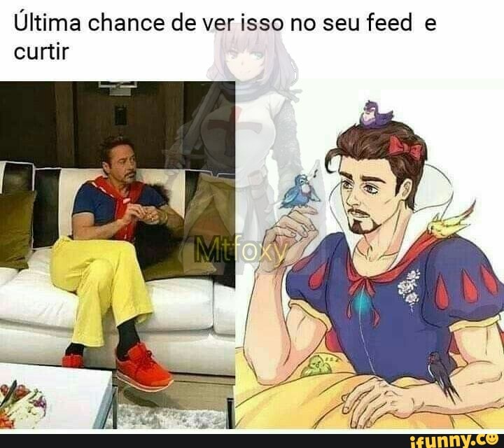Última chance de ver isso no seu feed e curtir