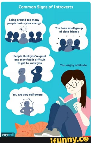 Introvert gang rise up! - Common Signs of Introverts Being around too ...