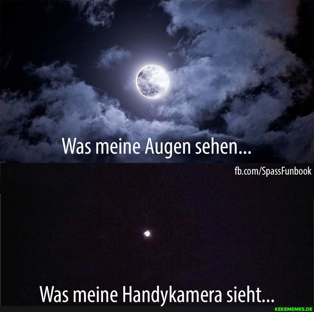 Was meine Augen sehen...
Was meine Handykamera sieht...