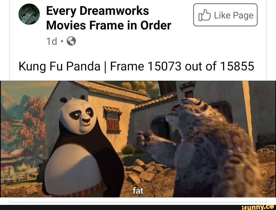 Every Dreamworks Movies Frame in Order Like Kung Fu Panda I Frame 15073 ...