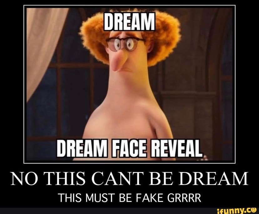 Trigger warning Dream face reveal* : r/memes