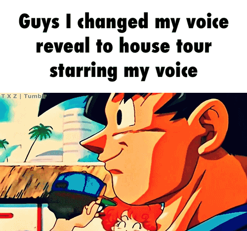 Guys I changed my voice reveal to house Iour starring my voice - )