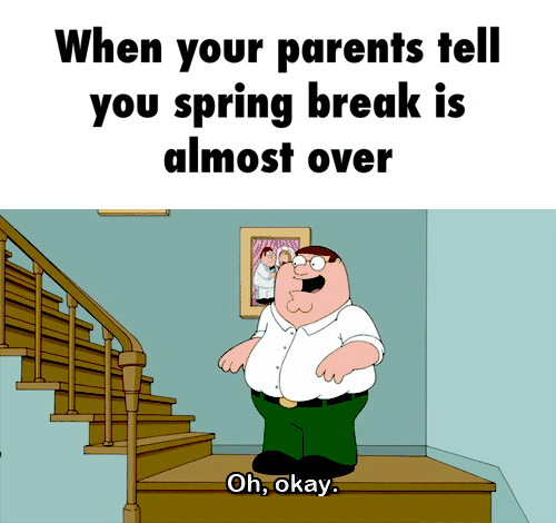 Spring Break Mom Memes