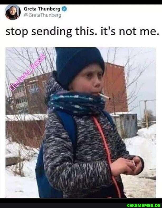 stop sending this. it's not me.