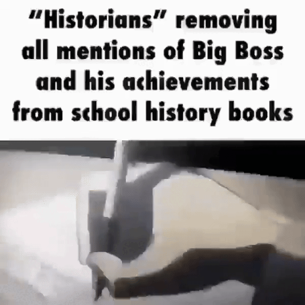 Rule "Historians" removing all mentions of Big Boss and his