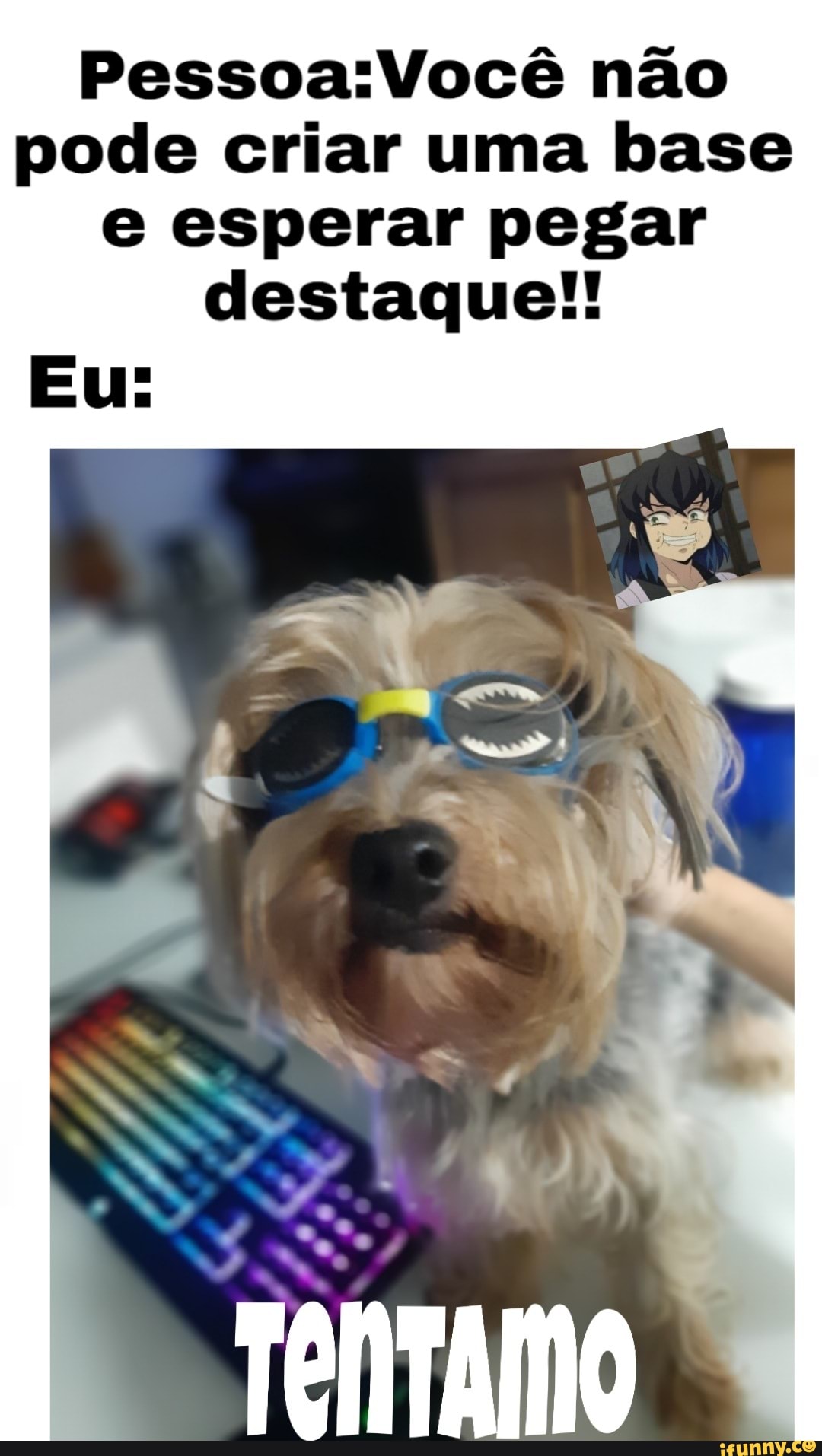 não pode criar uma base e esperar pegar destaque!
Eu: