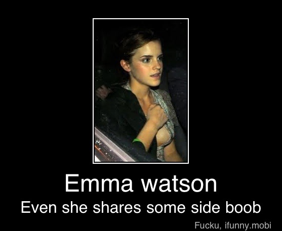 Emma watson sideboob