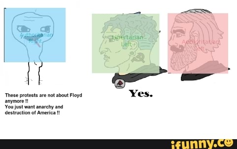 "These protests are not about Floyd
Yes.
anymore!
You just want anarchy and
destruction of America