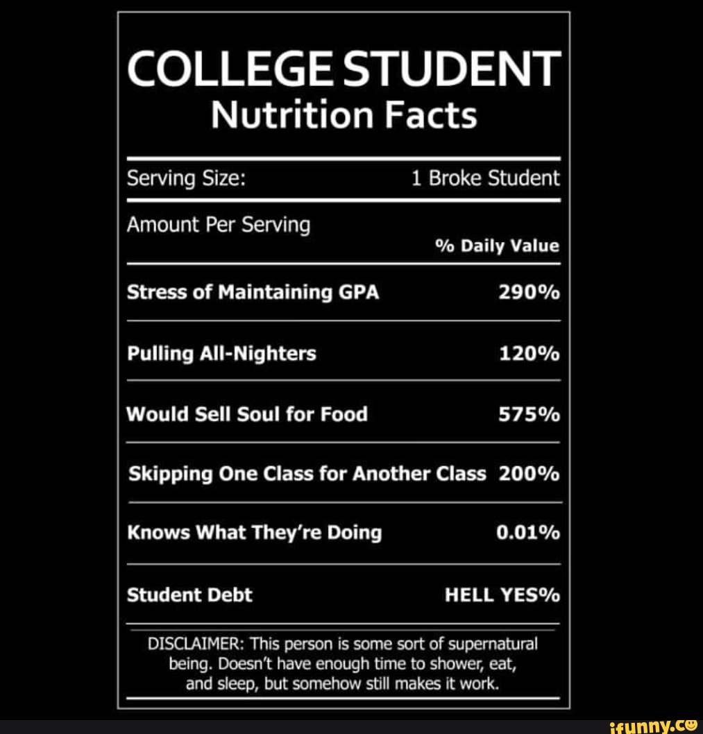 college-student-nutrition-facts-ifunny