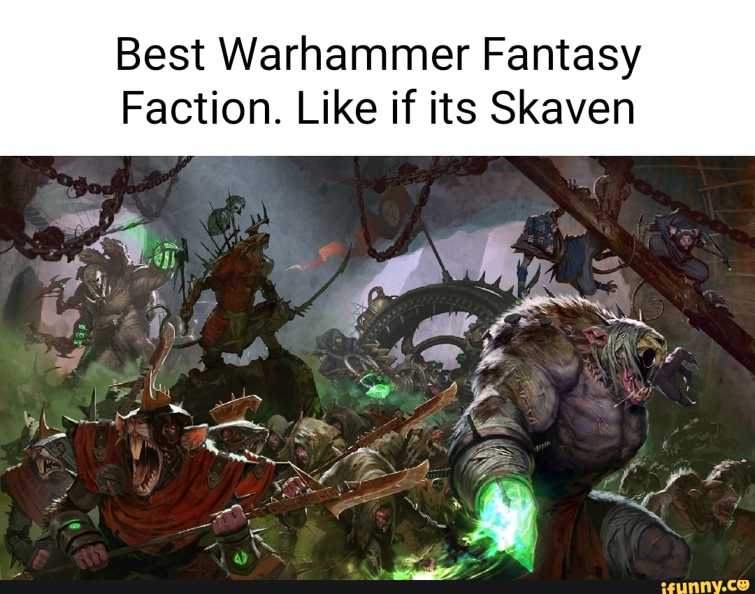 Best Warhammer Fantasy Faction. Like if its Skaven SS - iFunny Brazil