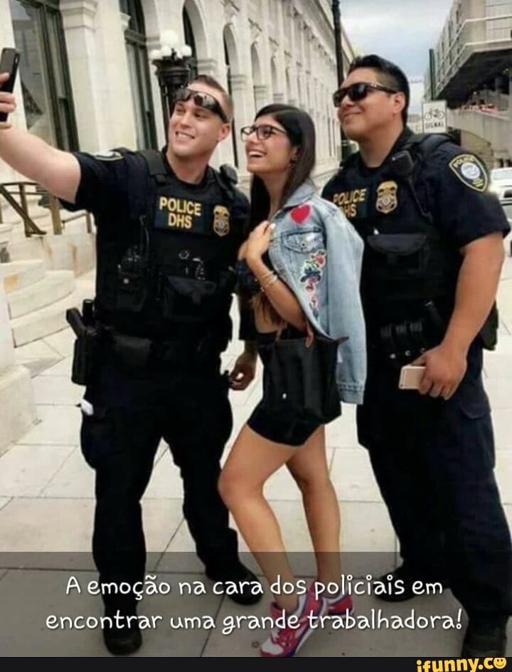 IS em
Aemoção na carados policia
encontrar uma
grande balhiadora!