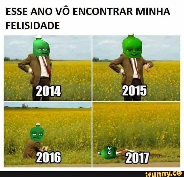 ESSE ANO VÔ ENCONTRAR MINHA
FELISIDADE