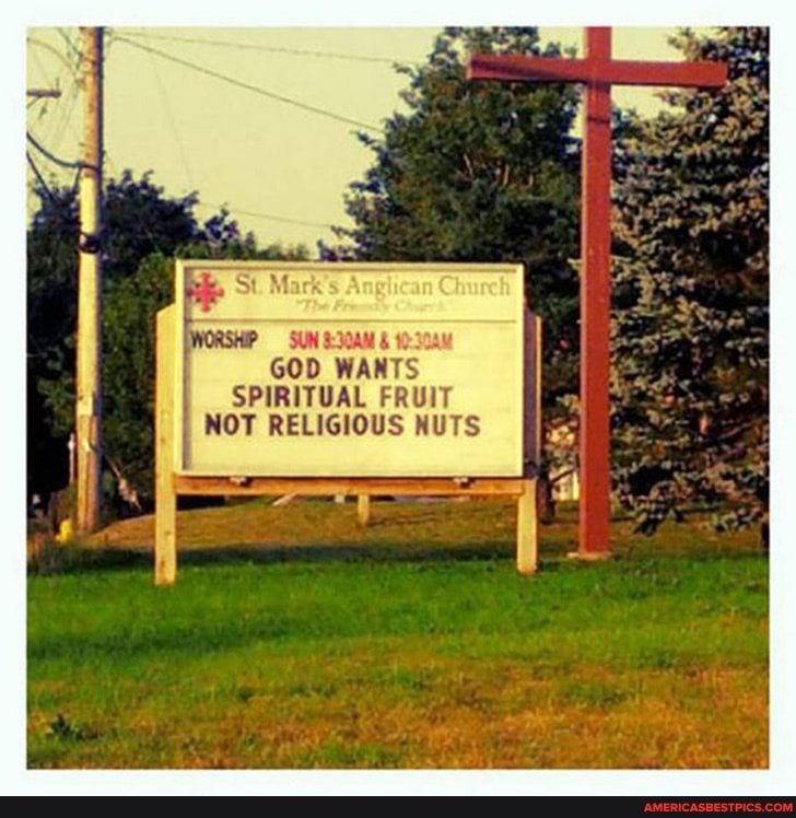 SUN SAW GOD WANTS SPIRITUAL FRUIT
NOT RELIGIOUS NUTS