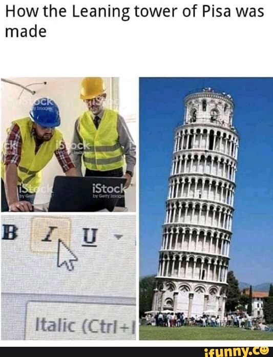 How the Leaning tower of Pisa was made