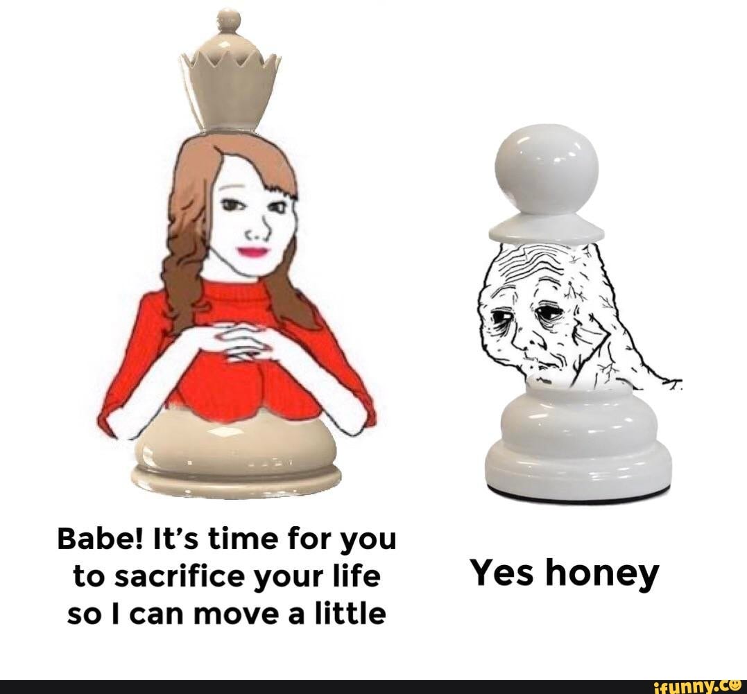 Babe! It's time for you to sacrifice your life Yes honey sol can move alittle