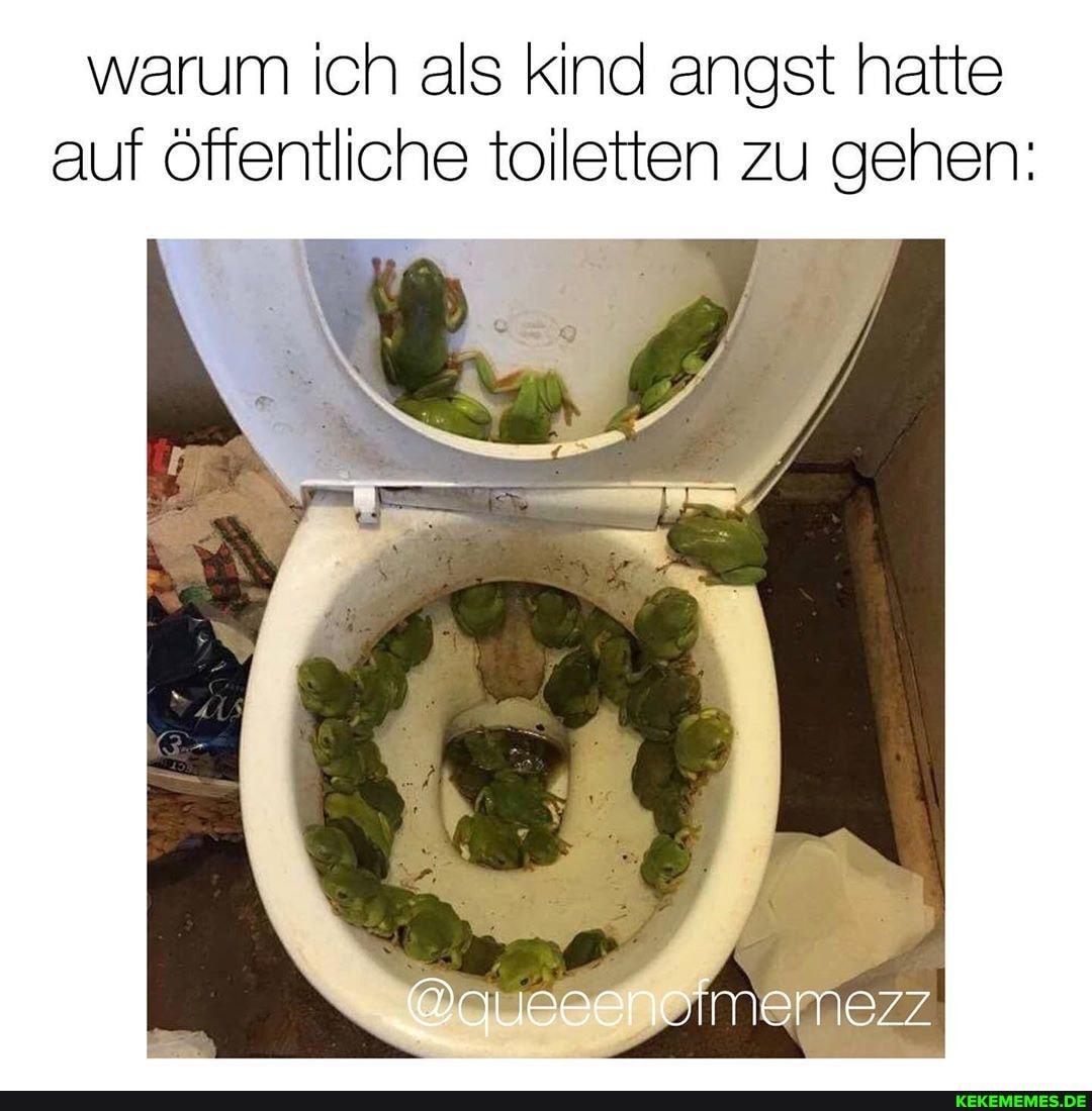warum ich als kind angst hatte auf Öffentliche toiletten zu gehen:
er