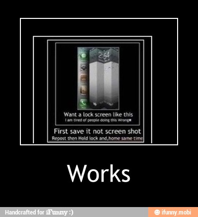 "Want a lock screen like this
First save it not screen shot
Repost thon Hold lock and home same time
Works - Works