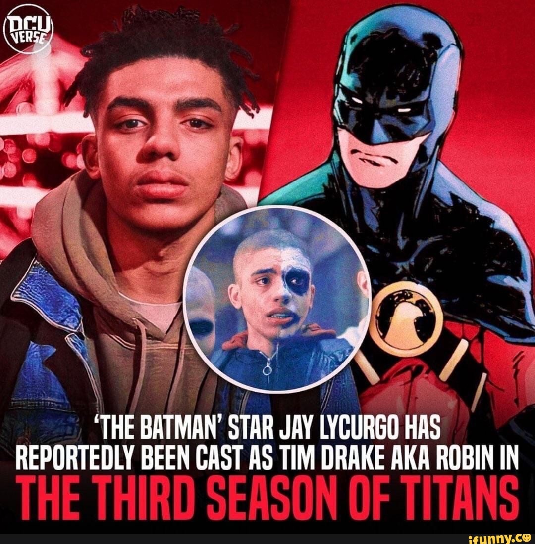 THE BATMAN' STAR JAY LYCURGO HAS REPORTEDLY BEEN CAST AS TIM DRAKE AKA  ROBIN IN - iFunny Brazil