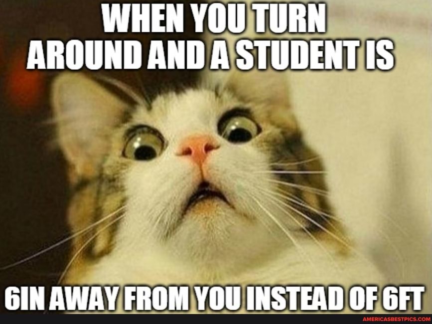 WHEN YOU TURN AROUND AND A STUDENT IS
GIN
SS
GIN AWAY FROM YOU INSTEAD OF GE