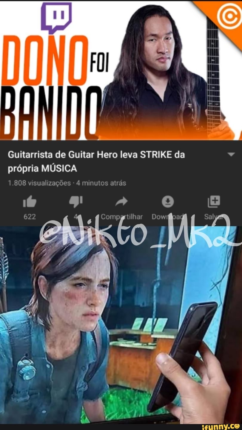 Guitarrista de Guitar Hero leva STRIKE da própria MÚSICA
1.808 visualizações - 4 minutos atrás
622 pay