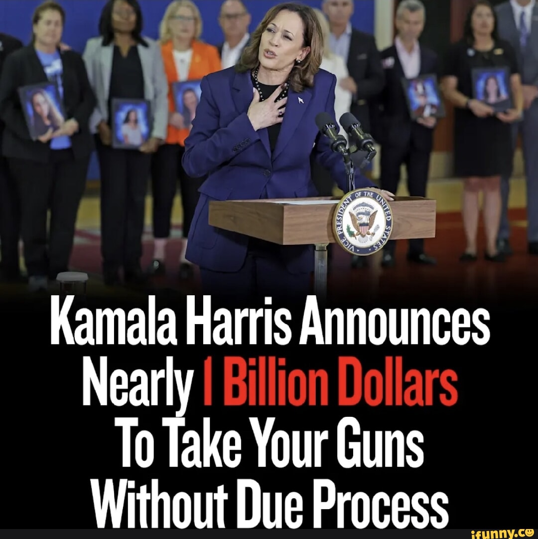 Kamala Harris Announces Nearly To Take Your Guns Without Due Process ...