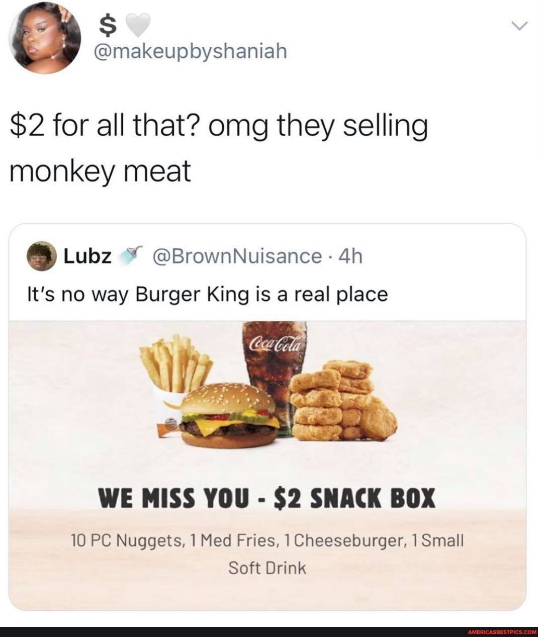 Bk 2 dollar snack box