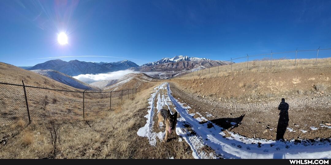 snow, mountains