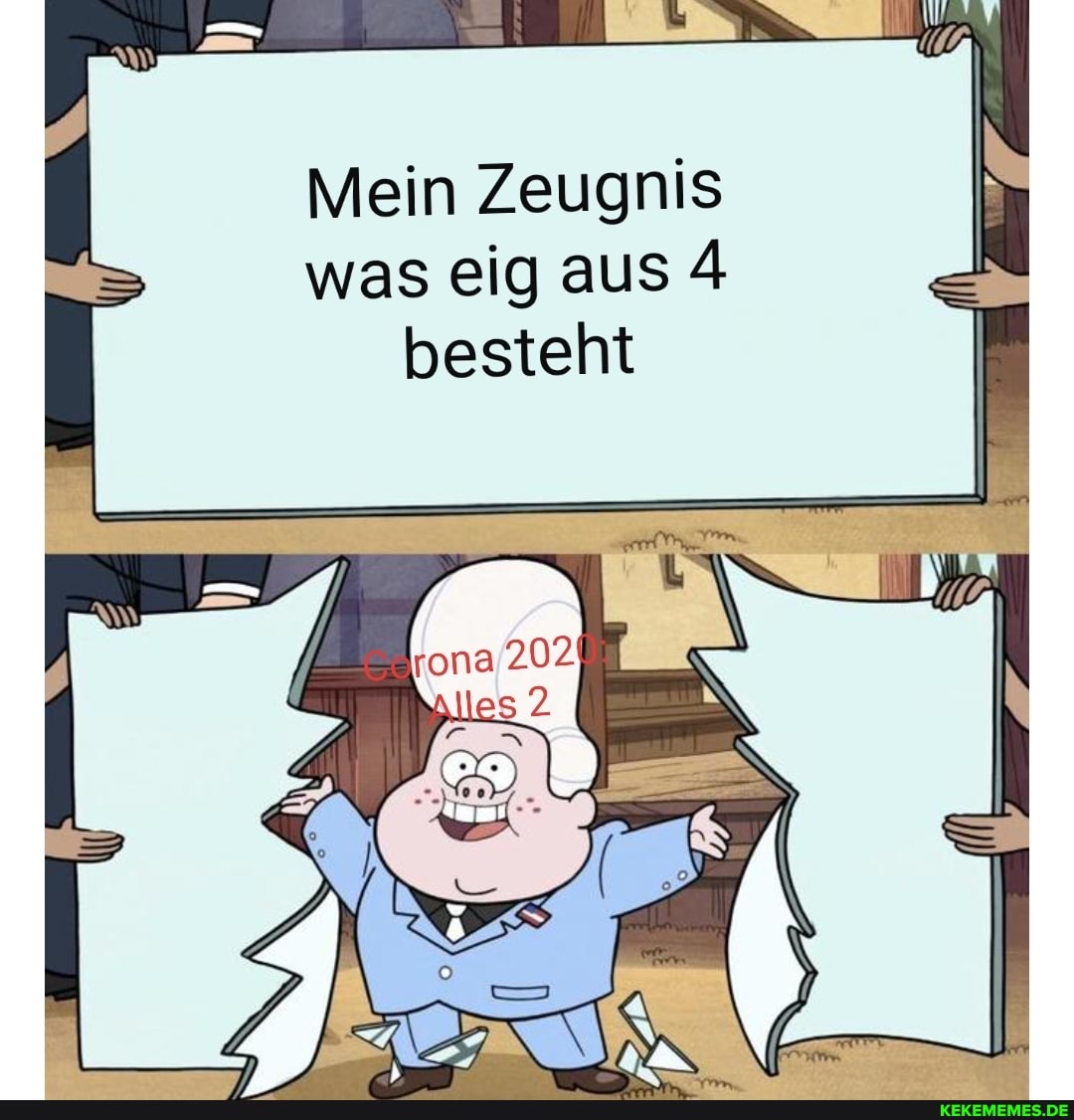 Mein Zeugnis
was eig aus 4
besteht