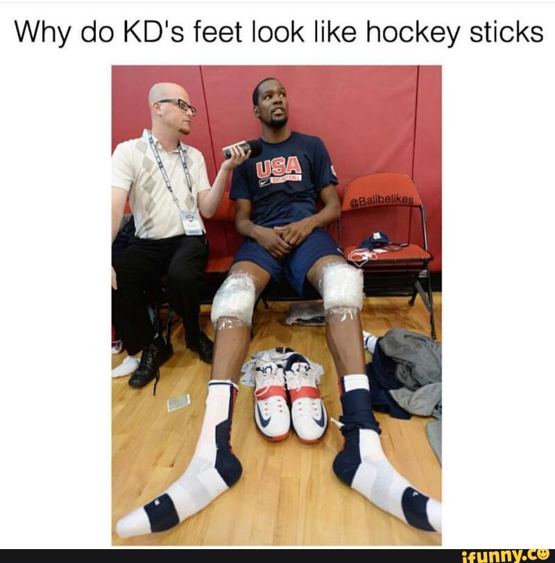 kd hockey stick feet