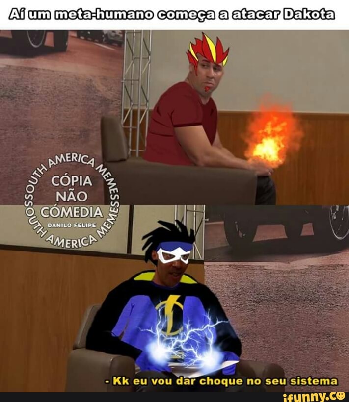 Kk eu vou dar choque no seu sistema