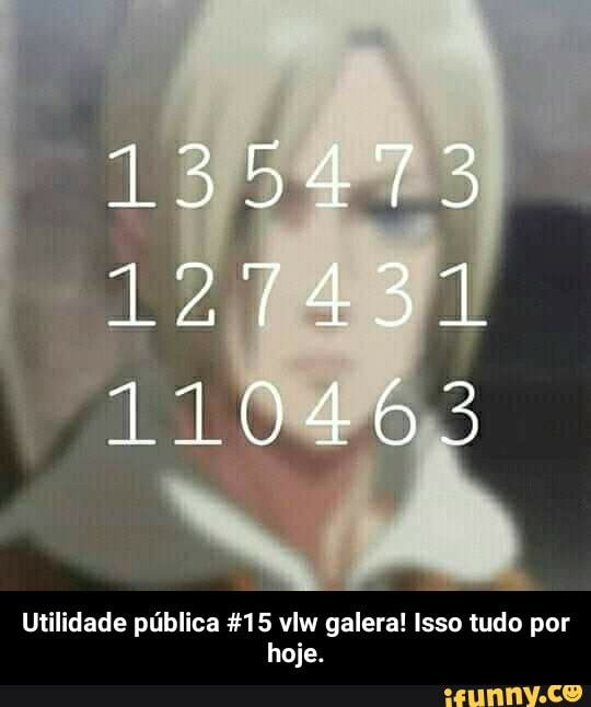 135473
110463
Utilidade pública 15 vlw galera! Isso tudo por hoje. - Utilidade pública #15 vlw galera! Isso tudo por hoje.