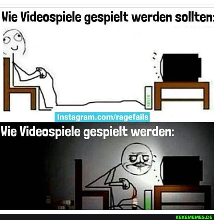 Wie Videospiele gespielt werden sollten:
Wie Videospiele gespielt werden: