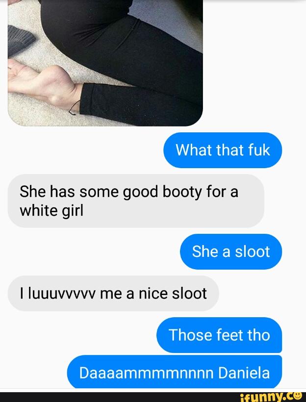 Nice white booty