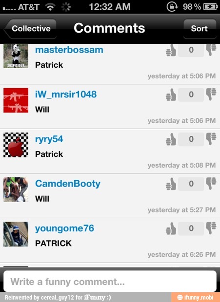 Collective Comments
US masterbossam
Sort