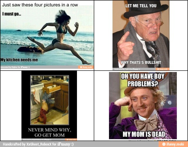 Just saw these four pictures in a row