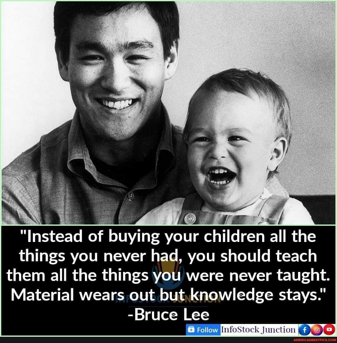 "Instead of buying your children all the things you never had, you should teach them all the things you were never taught.
Material wears out but knowledge stays."
-Bruce Lee
Follow
nfoStock Junction