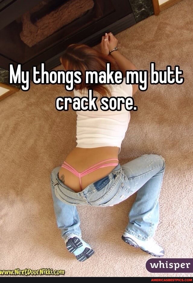 red sore butt crack