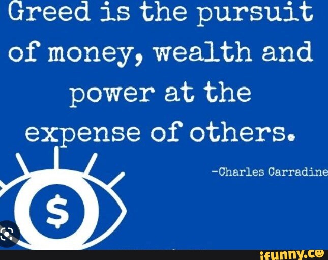 greed money quotes
