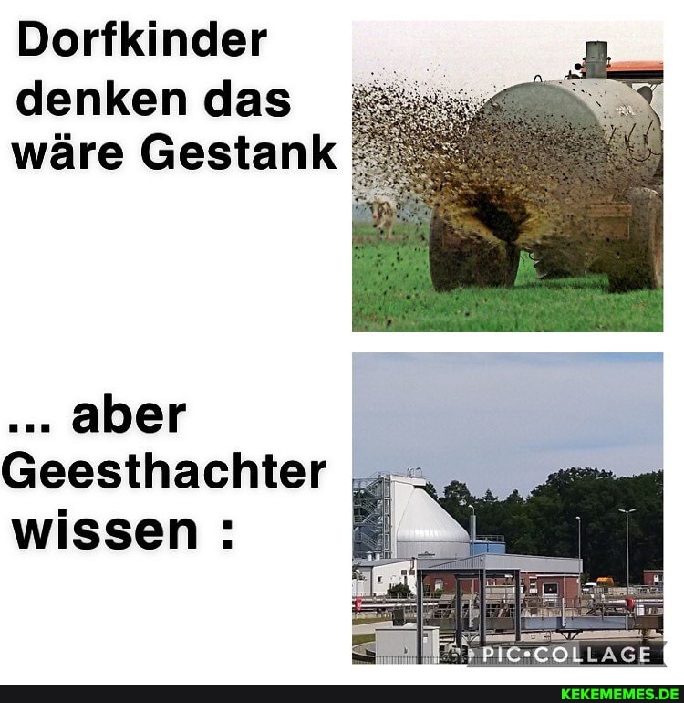 Dorfkinder denken das wäre Gestank
aber
Geesthachter
wissen: