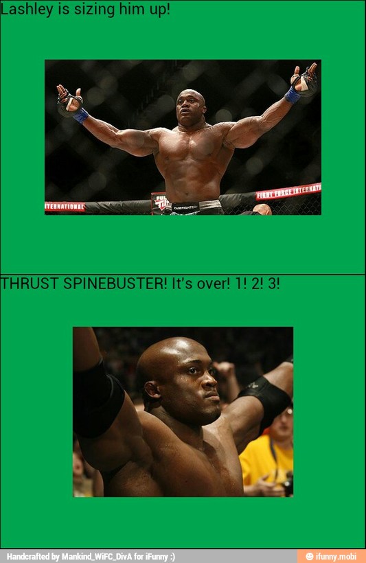 Lashley is sizing him up!
HRUST SPINEBUSTER! It's over! 1! 2! 3!