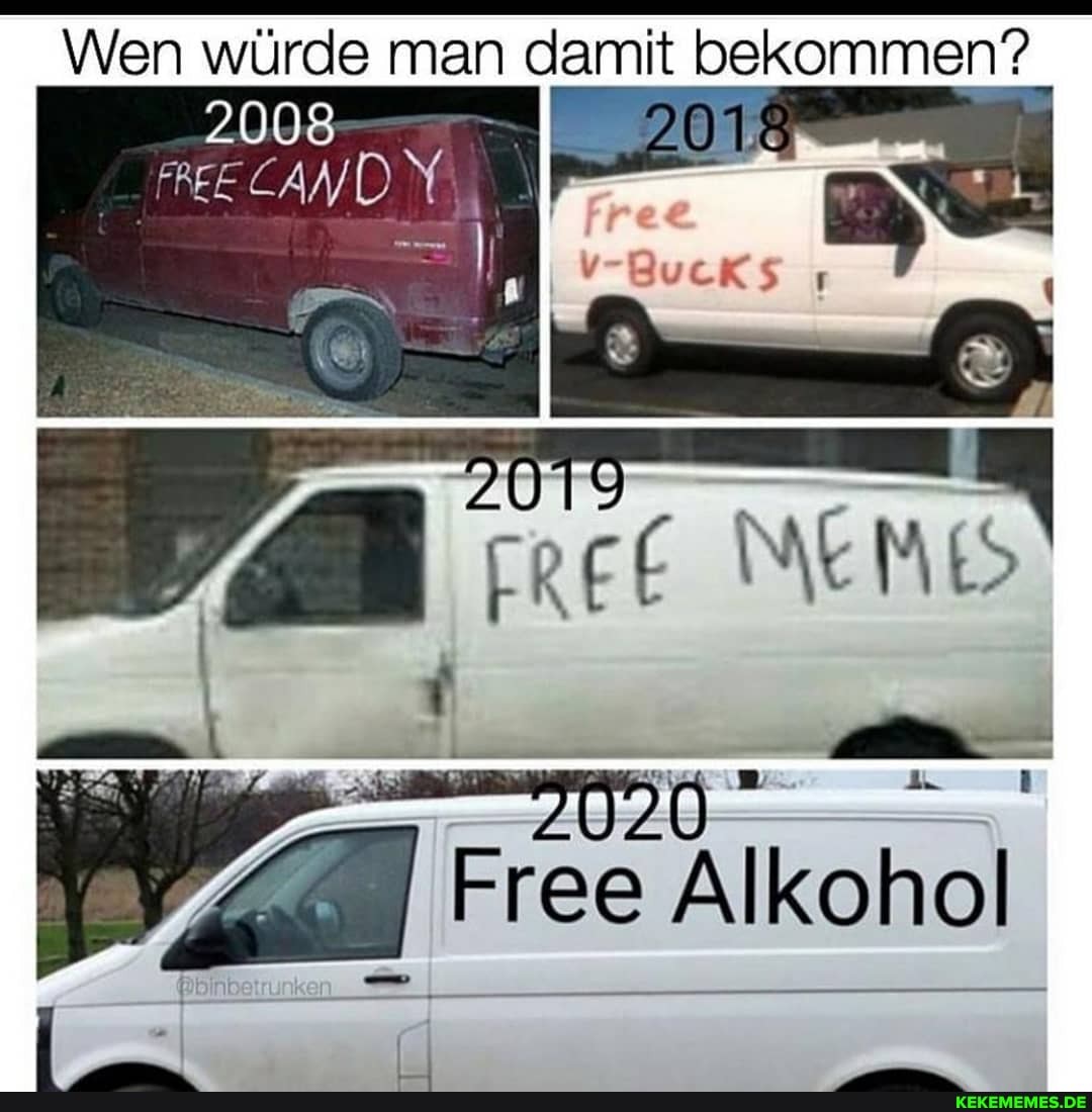 Wen würde man damit bekommen?
2008
Wa Free Alkohol