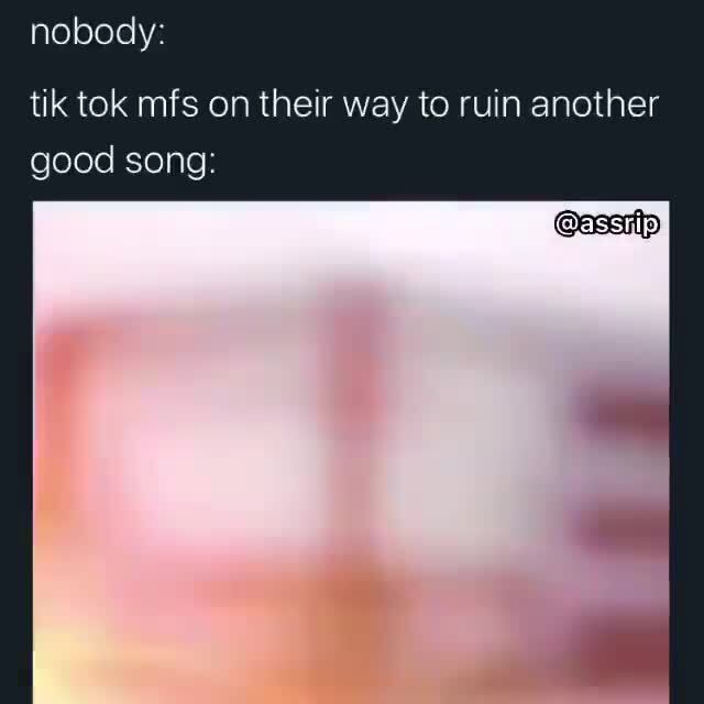 nobody tik tok song