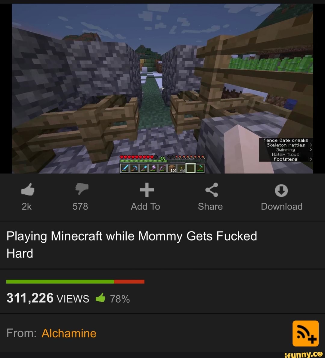 Minecraft Porncraft - Playing Minecraft while Mommy Gets Fucked Hard - iFunny Brazil