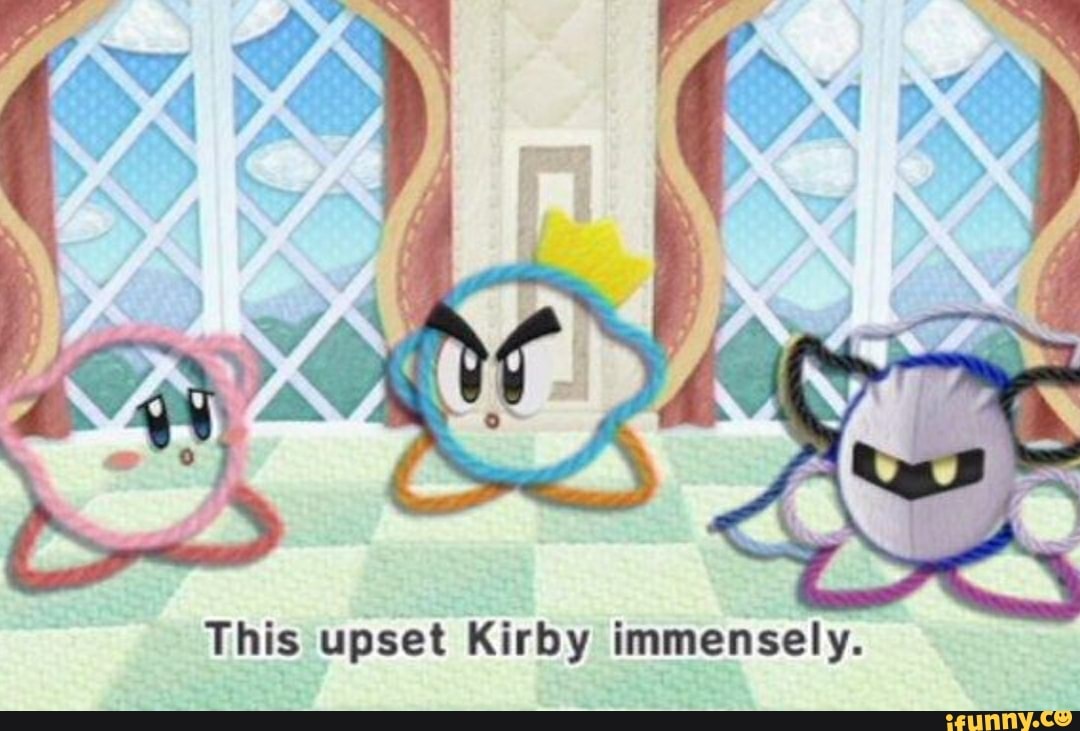 This upset Kirby immensely. - iFunny Brazil