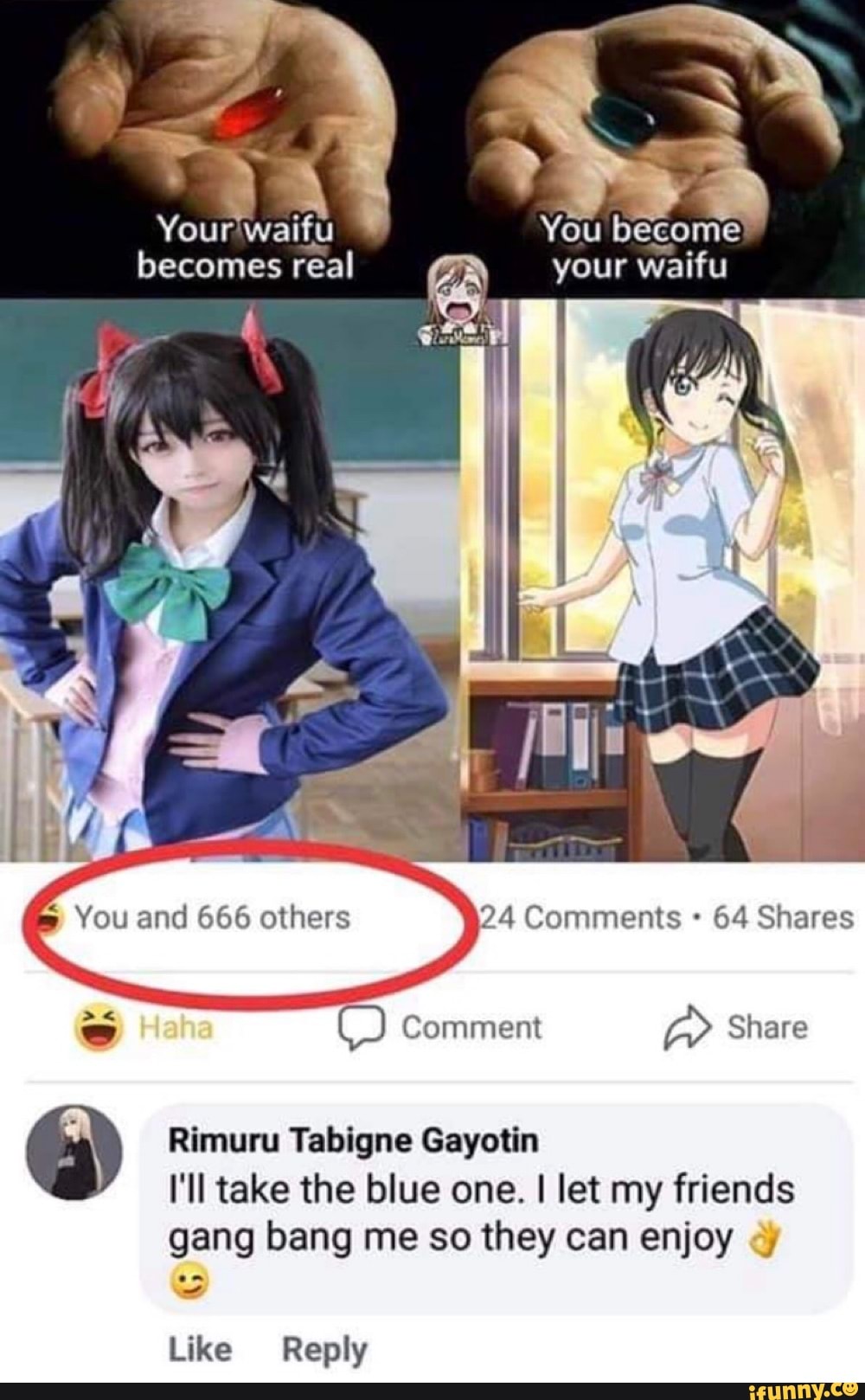 waifu by You and 666 others 24 Comments
