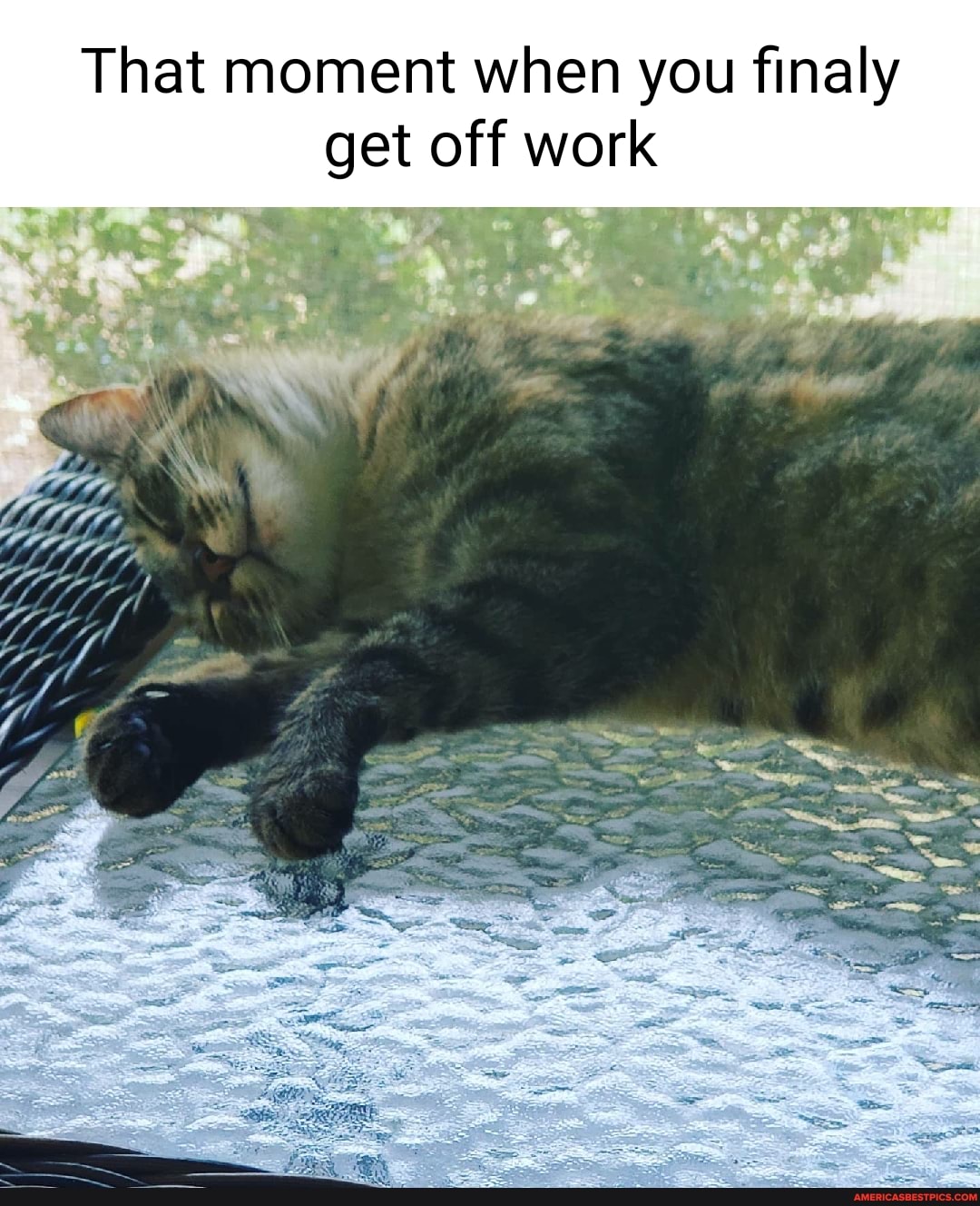 That moment when you finaly
get off work